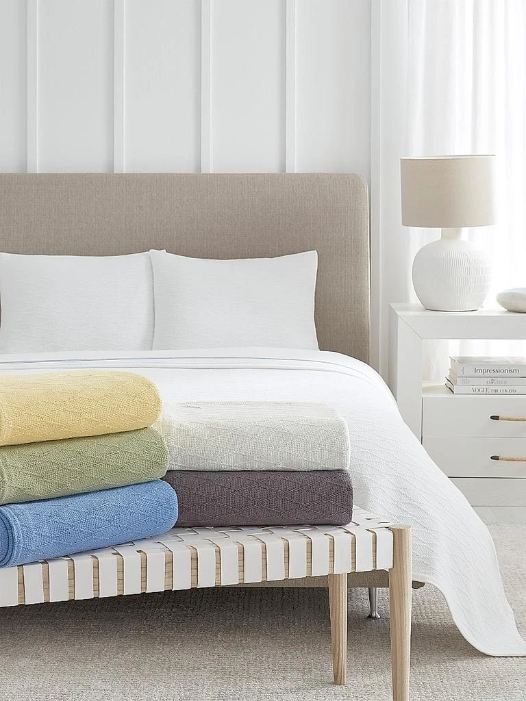 Sferra Cetara Woven Cotton Blanket 2