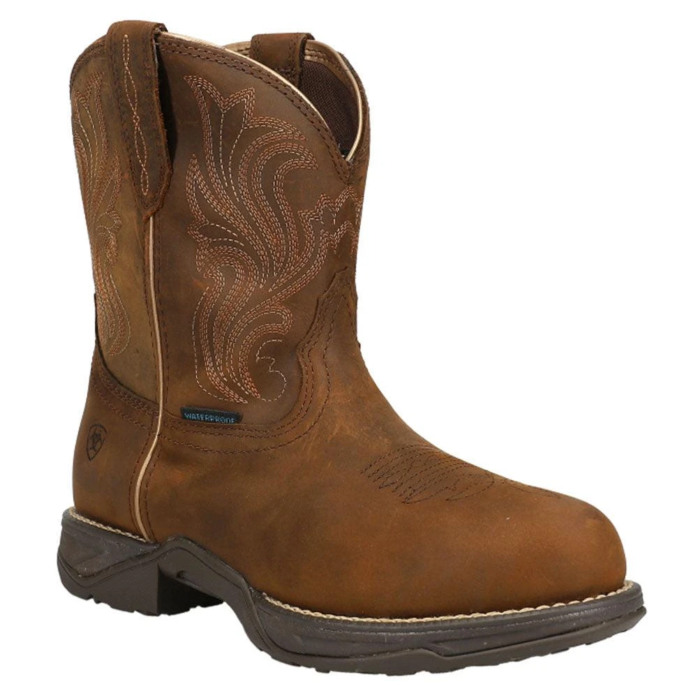 Ariat Anthem Shortie H20 Round Toe Cowboy Boots 2