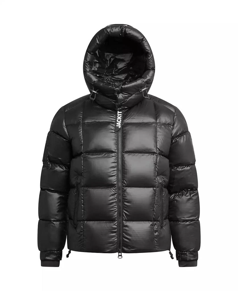 Jack1t Men's EZ Boxed Hooded Racer Puffer Jacket 2