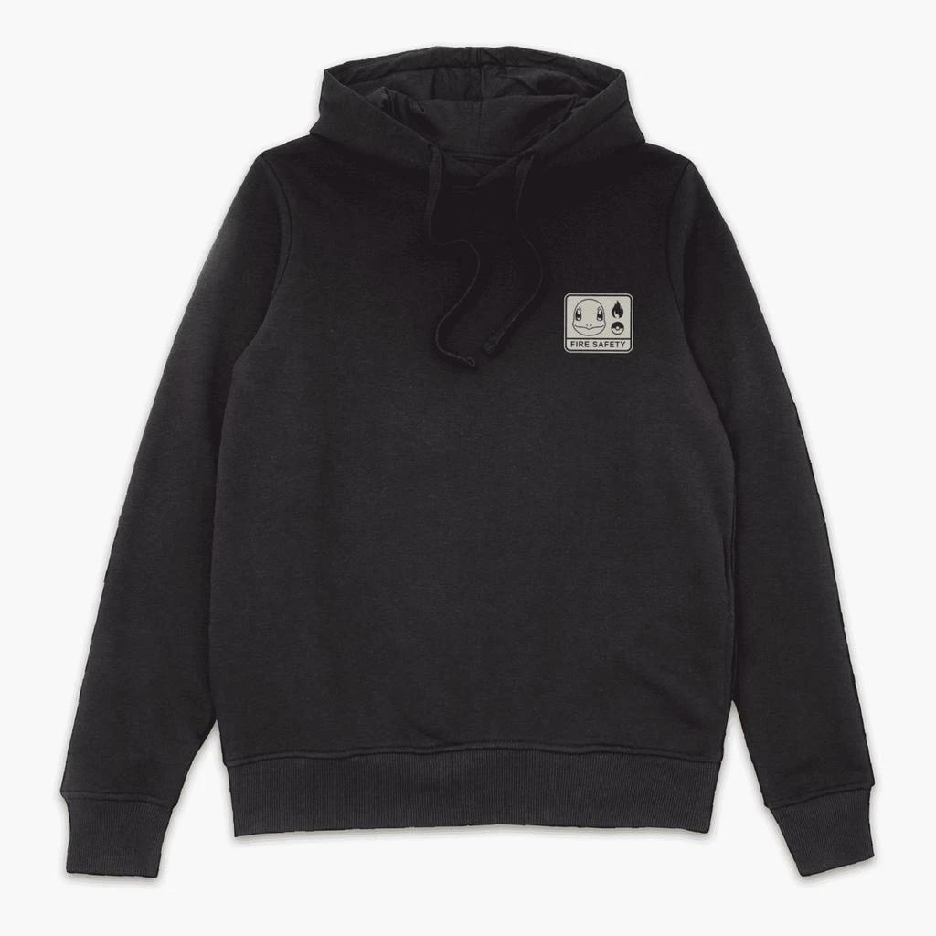 Original Hero Pokémon Charmander Fire Safety Hoodie - Black 1