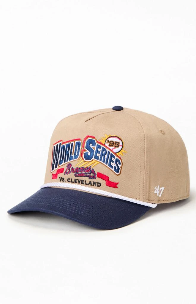 47 Brand 1995 World Series Braves vs Cleveland Snapback Hat 4