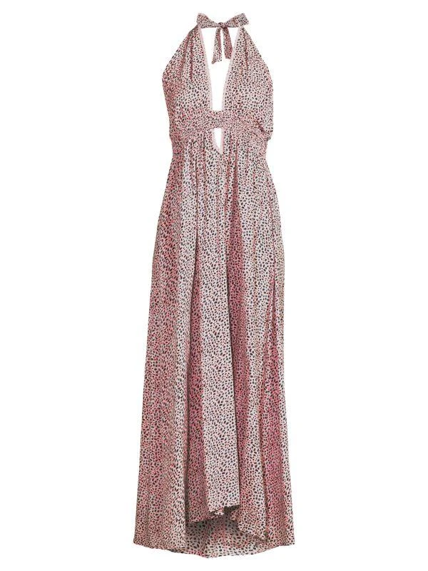 Tiare Hawaii Kelia Print Open Back Maxi Dress 3