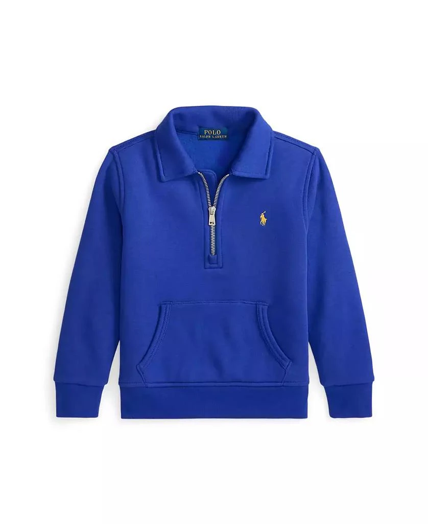 Ralph Lauren Toddler and Little Boys 2-7 Fleece Quarter-Zip Pullover Sweatshirt