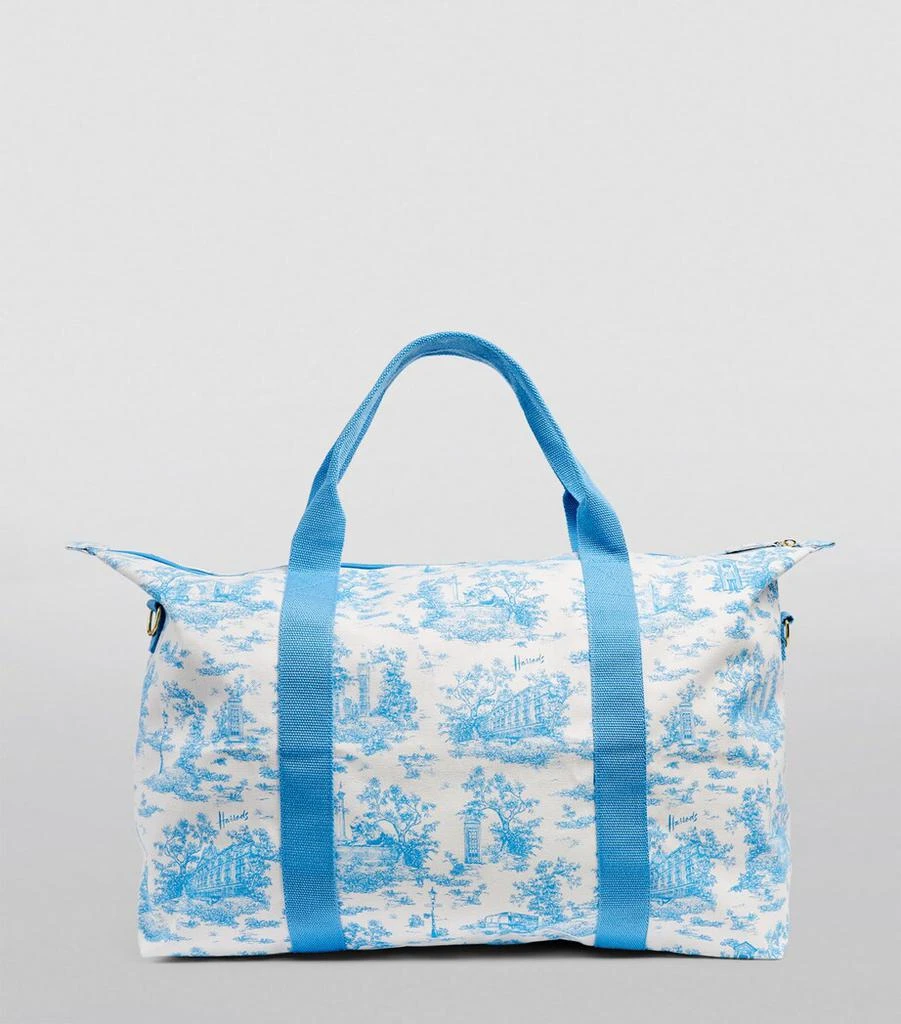 Harrods Toile Foldable Overnight Bag 4