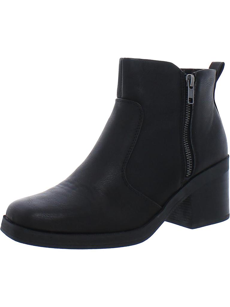 B.O.C. Lexy Womens Block Heel Square Toe Ankle Boots