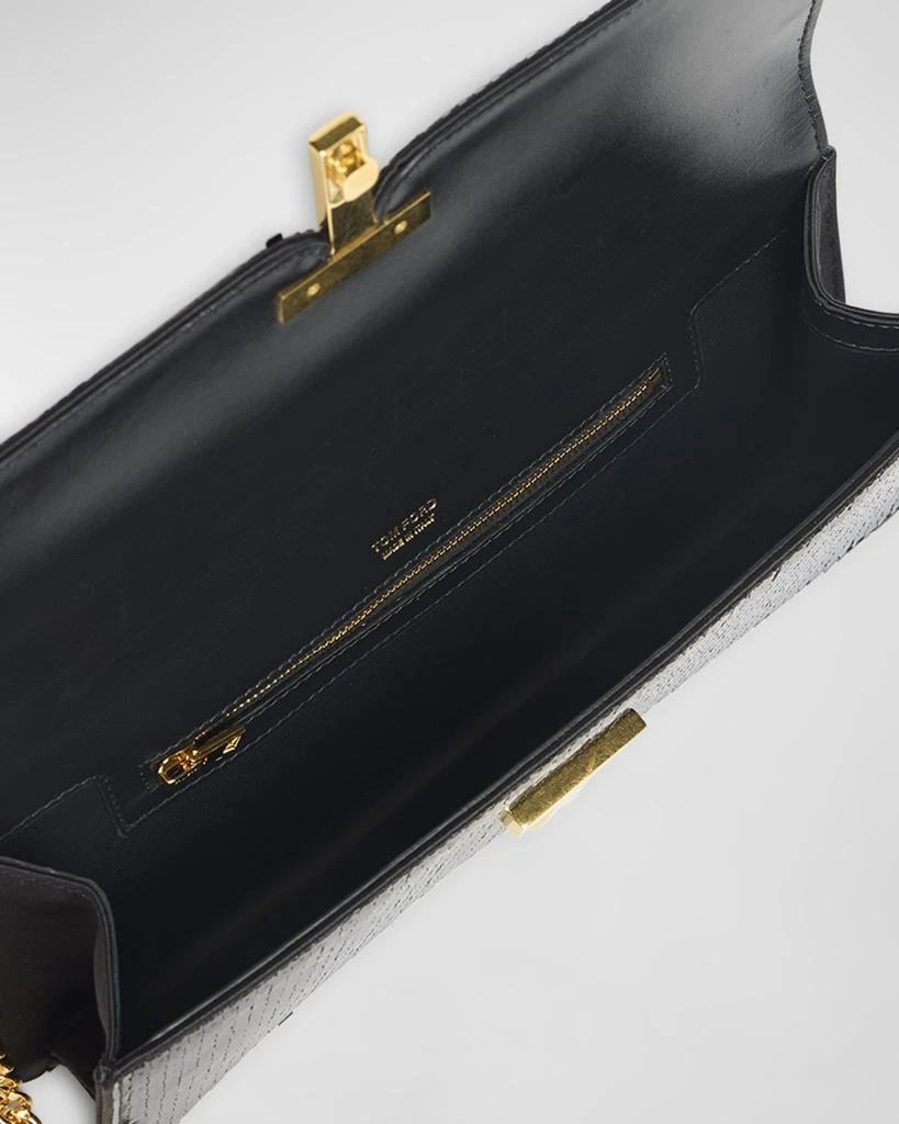 Tom Ford Wallis Sequined Squared Clutch Bag 5
