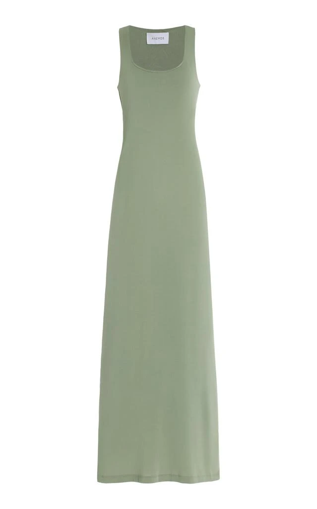 Anemos Anemos - The Hume Jersey Maxi Tank Dress - Green - XL - Moda Operandi 1