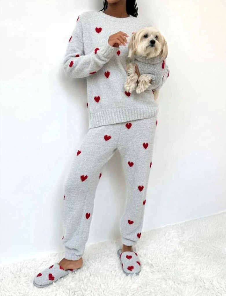 Splendid Splendid - Fuzzy Sweater Pajama Set