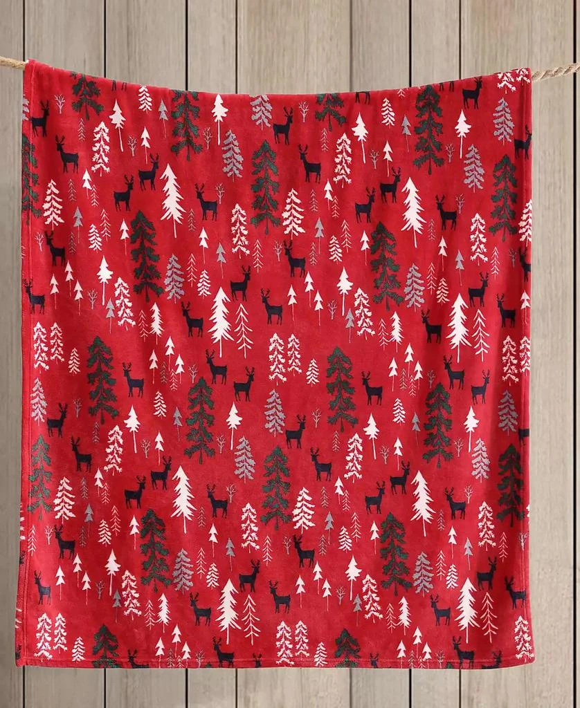 Eddie Bauer Ultra Soft Plush Sherpa Reversible Throw , 60" X 50" 5