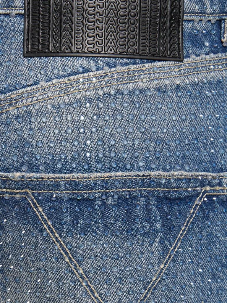 Marc Jacobs Crystal Oversize Denim Jeans 3