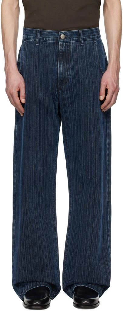 mfpen Navy Straight Cut Jeans 1