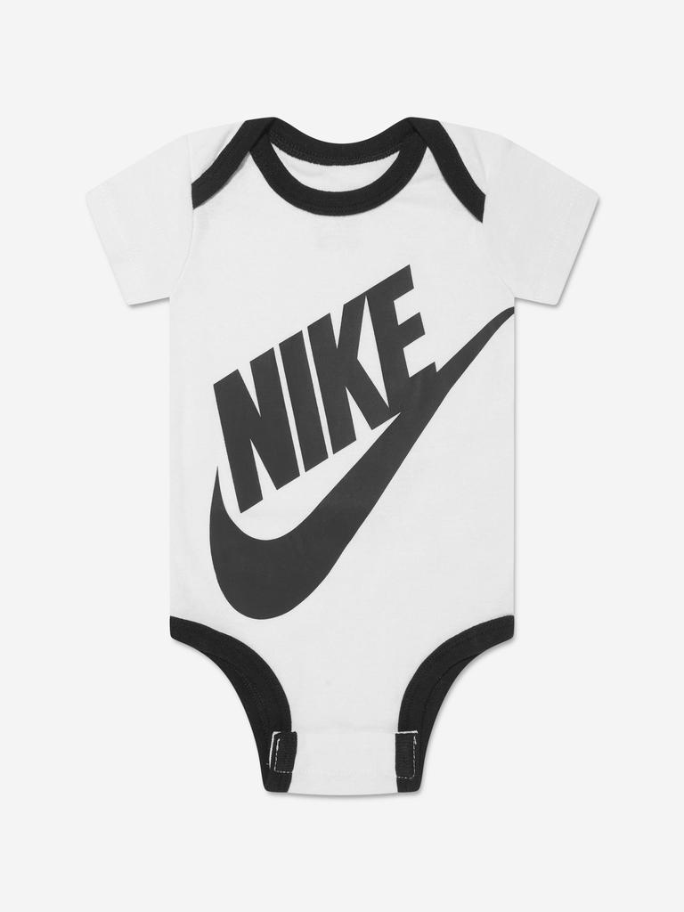 NIKE Nike Baby Boys Futura Logo Box Bodysuit Set in White