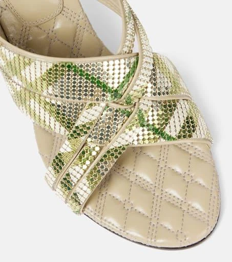 Burberry Cabana 90 Burberry Check mules 5