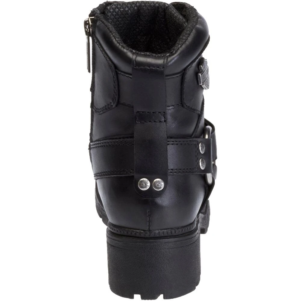 Harley Davidson Jocelyn Zippered Lace Up Motorcycle Boots 3