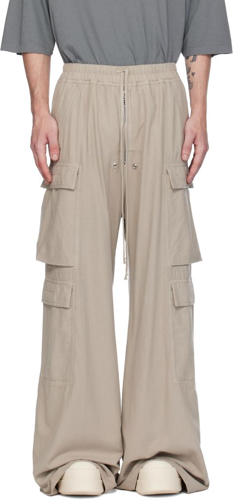 rick owens porterville bela カーゴベラ　44 Rick Owens - Porterville Wide Bela Pants in Black/Pearl – SVRN