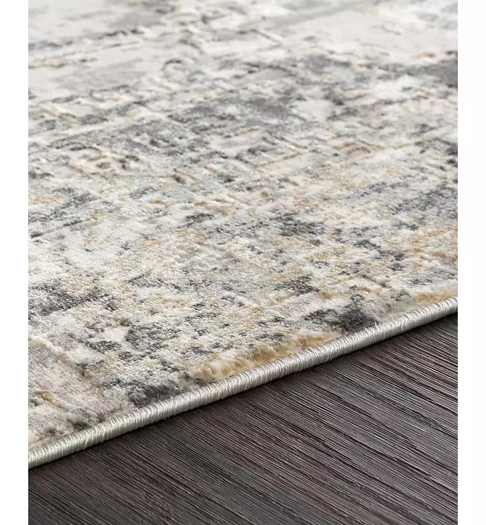 Surya Quatro QUA-2300 Medium Gray 7'10" x 10'3" Area Rug 6