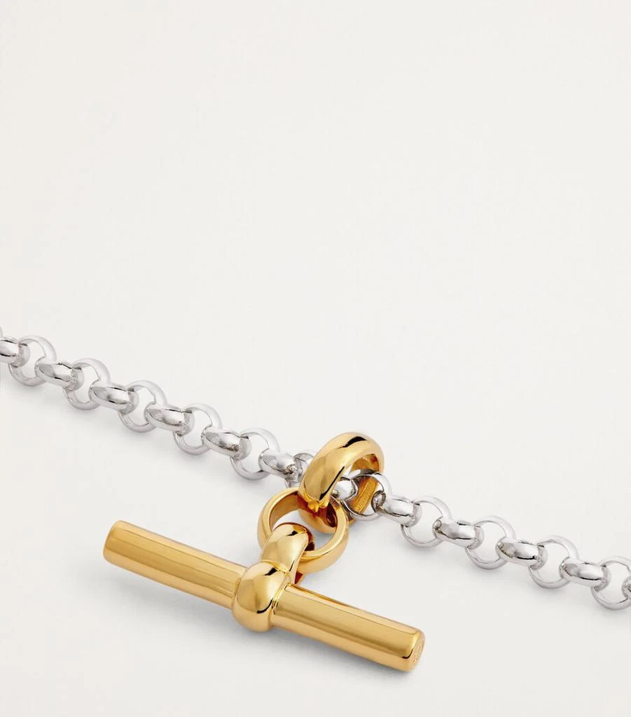 TILLY SVEAAS Gold-Plated T-Bar Belcher Chain Bracelet 3
