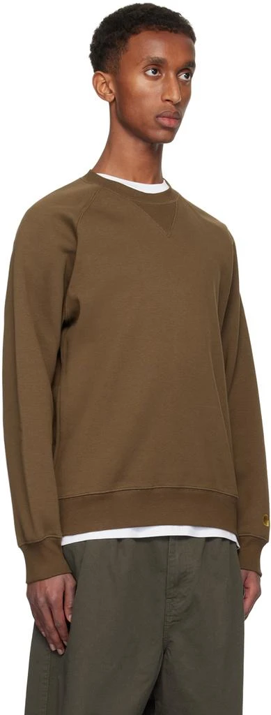 Carhartt WIP Brown Chase Sweatshirt 2