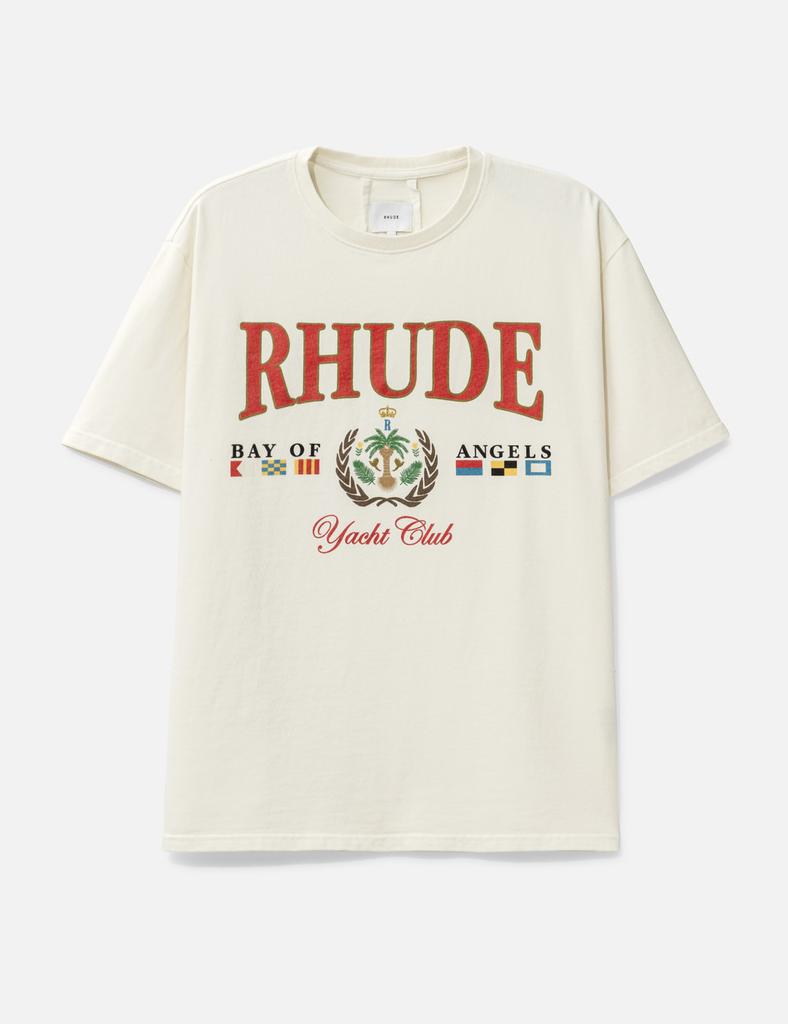 ★hude★ オフホワイト 'Rhude' Regatta Champions Tシャツ Rhude Off-White 'Rhude' Regatta Champions T-shirt - T-Shirts