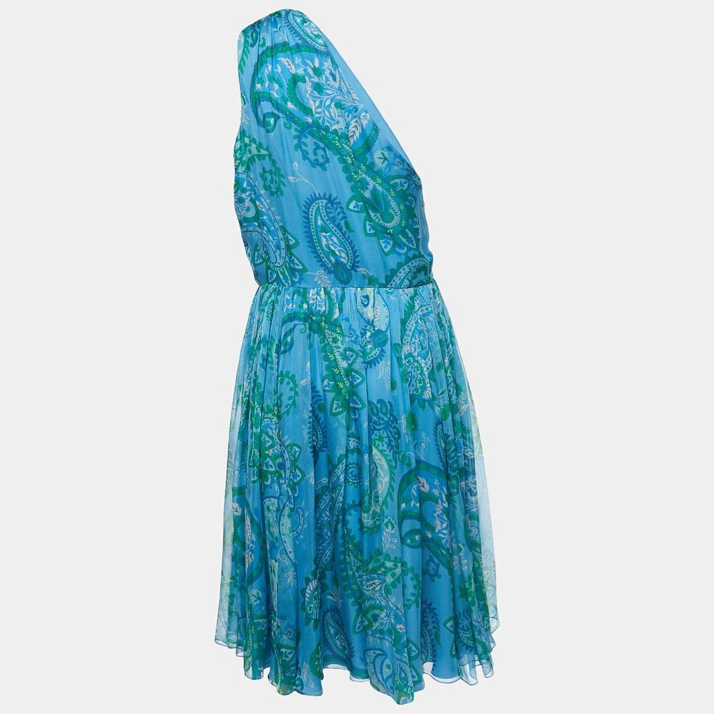 Dior Christian Dior Blue Paisley Printed One Shoulder Mini Dress L - Dresses & Skirts - Free Shipping - BeyondStyle Dior Christian Dior Blue Paisley Printed One Shoulder Mini Dress L - Dresses & Skirts - Free Shipping - BeyondStyle