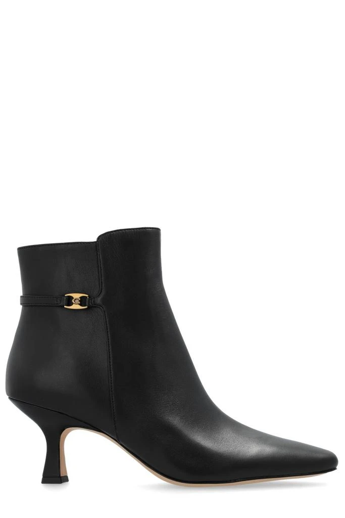 Coach Coach Square-Toe Heeled Ankle Boots 1