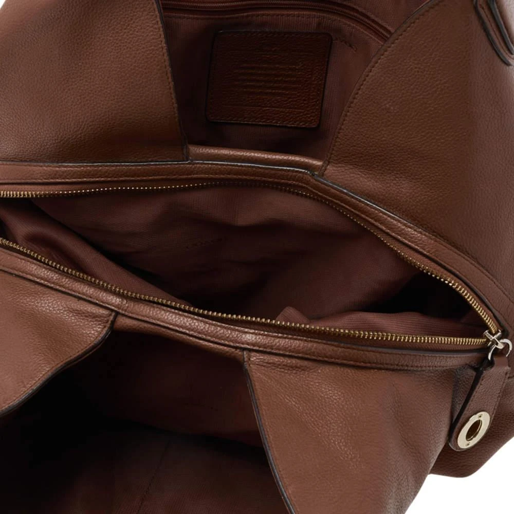 Coach Coach Brown Leather Edie Carriage Shoulder Bag 8
