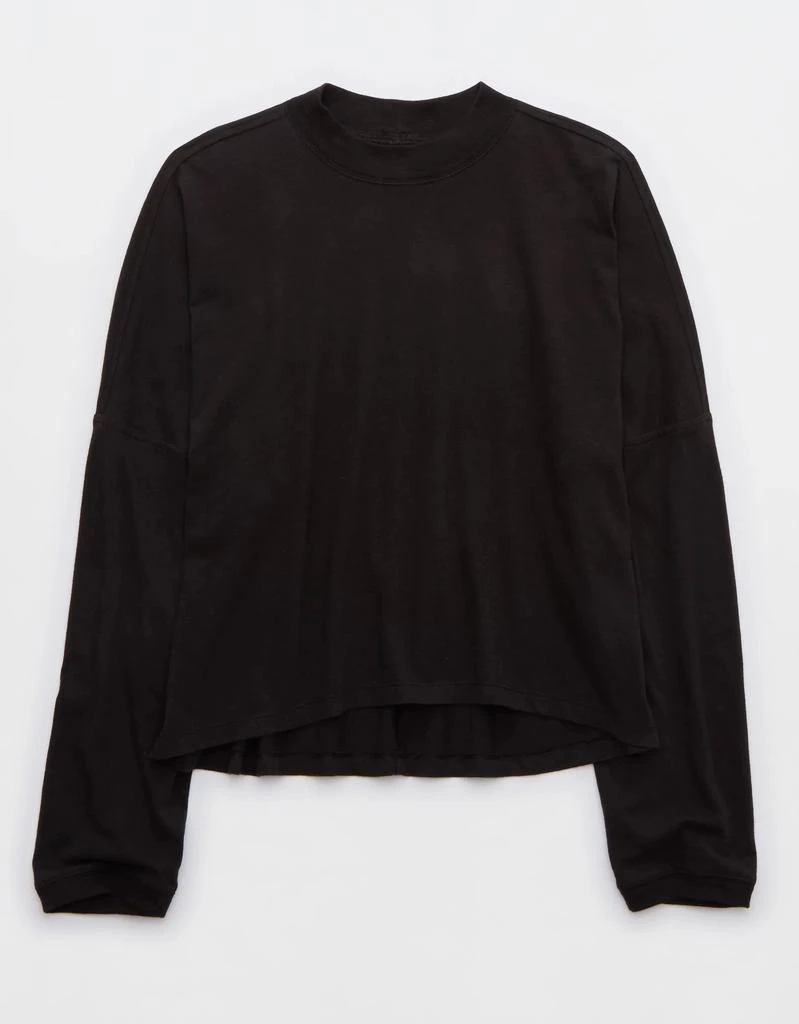 Aerie Aerie Cozy Long Sleeve Mockneck T-Shirt 3