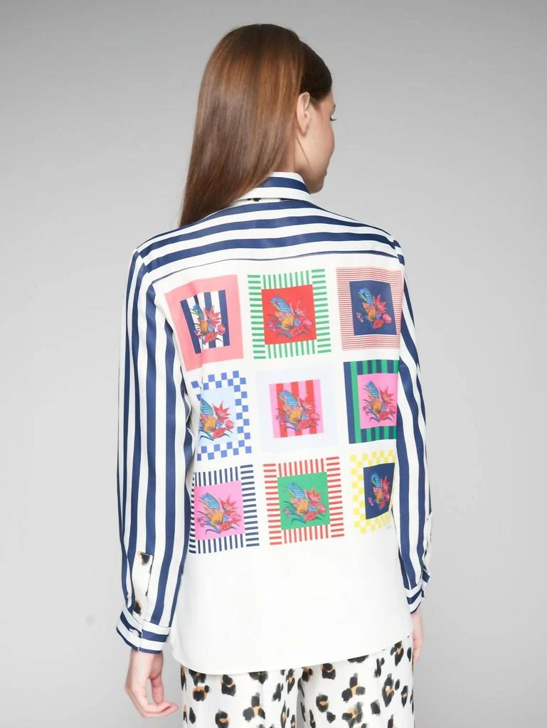 VILAGALLO Vilagallo - Shirt tea flores leopardo 2
