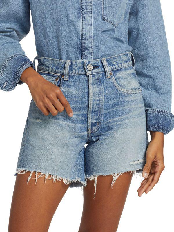 MOUSSY VINTAGE Graterford Distressed Denim Shorts
