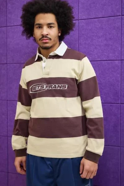 iets frans iets frans... Brown Stripe Rugby Shirt 1