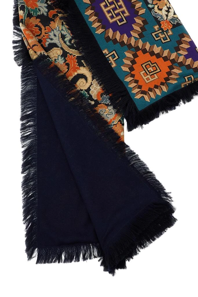 Pierre-louis Mascia Multicolour Pattern Scarf With Hues 2