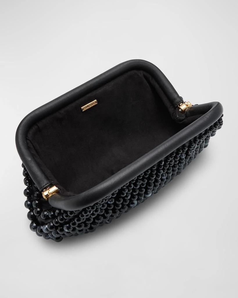 Cult Gaia Nia Beaded Leather Clutch Bag 3