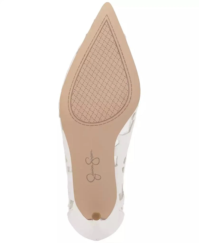 Jessica Simpson Women's Erinia Cutout Floral Pumps 5