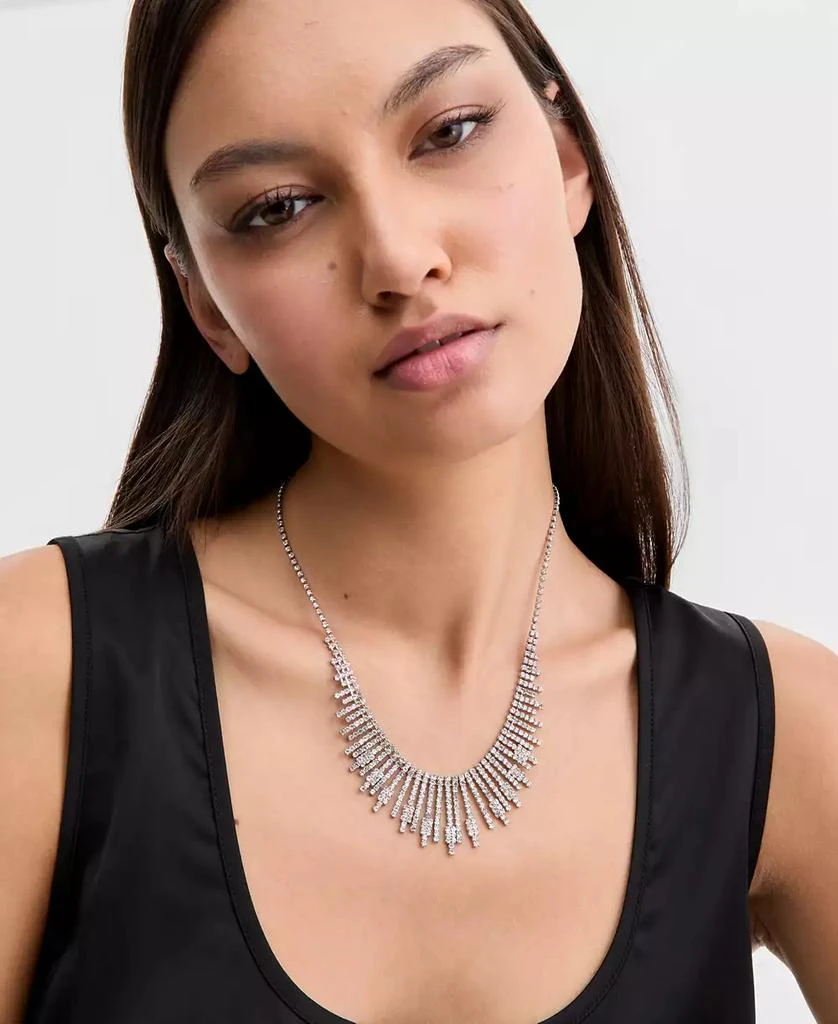 INC International Crystal Statement Necklace, 18" + 3" extender, Macy
s Exclusive 3