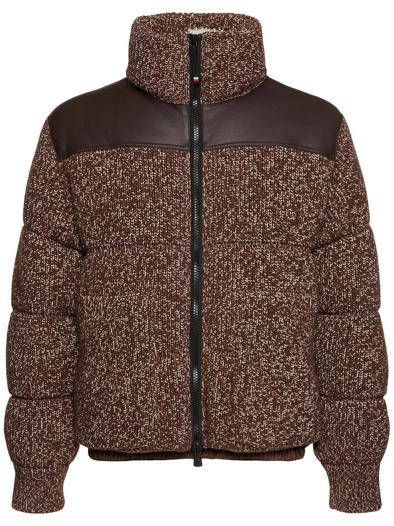 Moncler Kochel Virgin Wool Blend Down Jacket 1