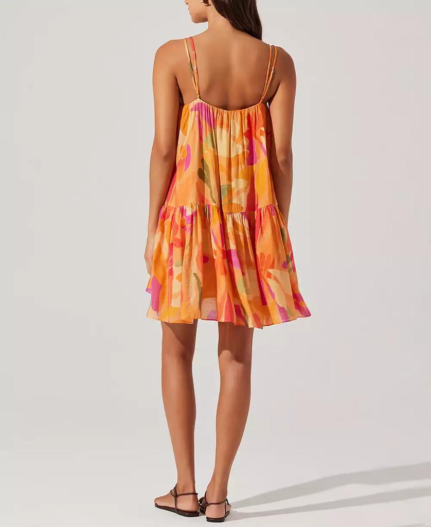ASTR Women's Keala Tie-Front Swing Dress