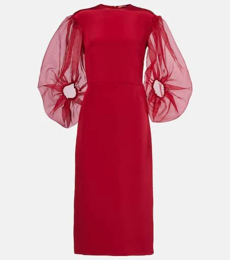 Altuzarra Danielle silk cady midi dress 1