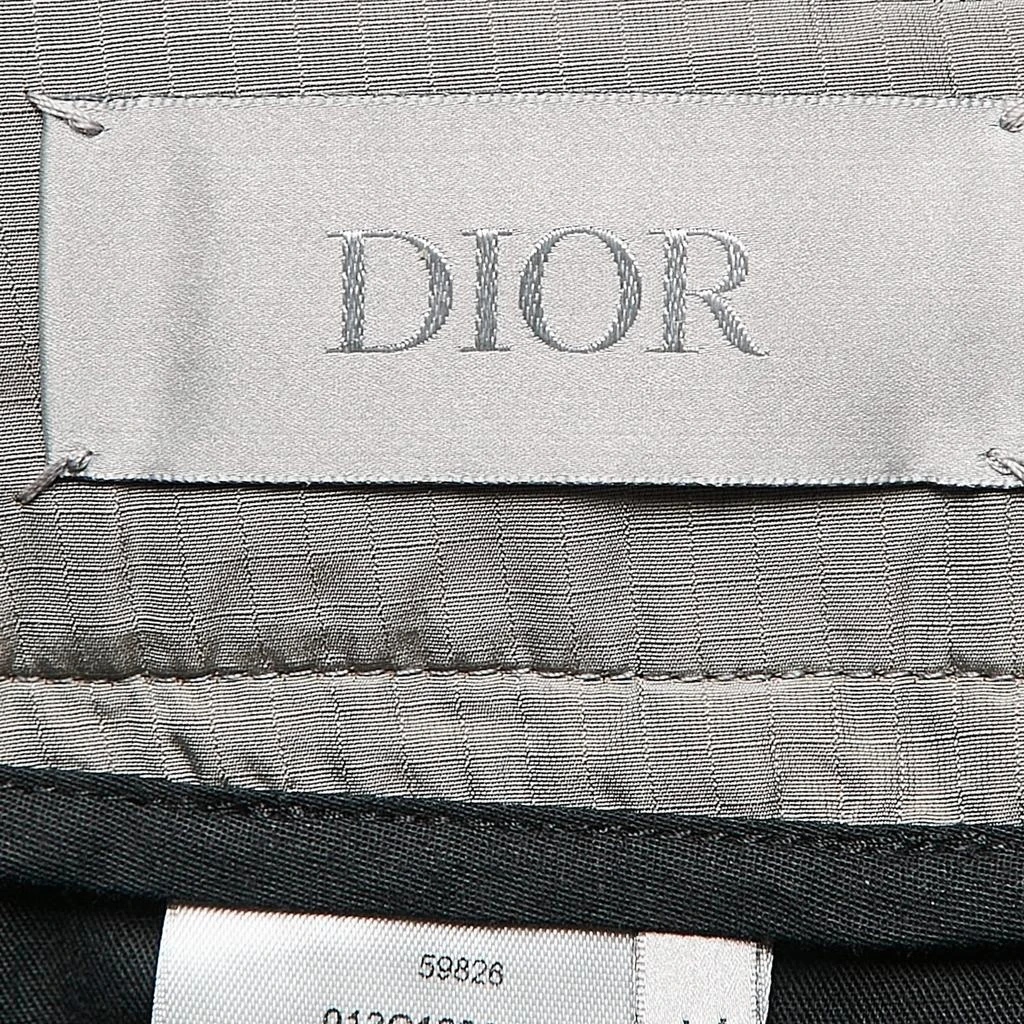 Dior Dior Homme Grey Ripstop Nylon Cargo Pants XS 4