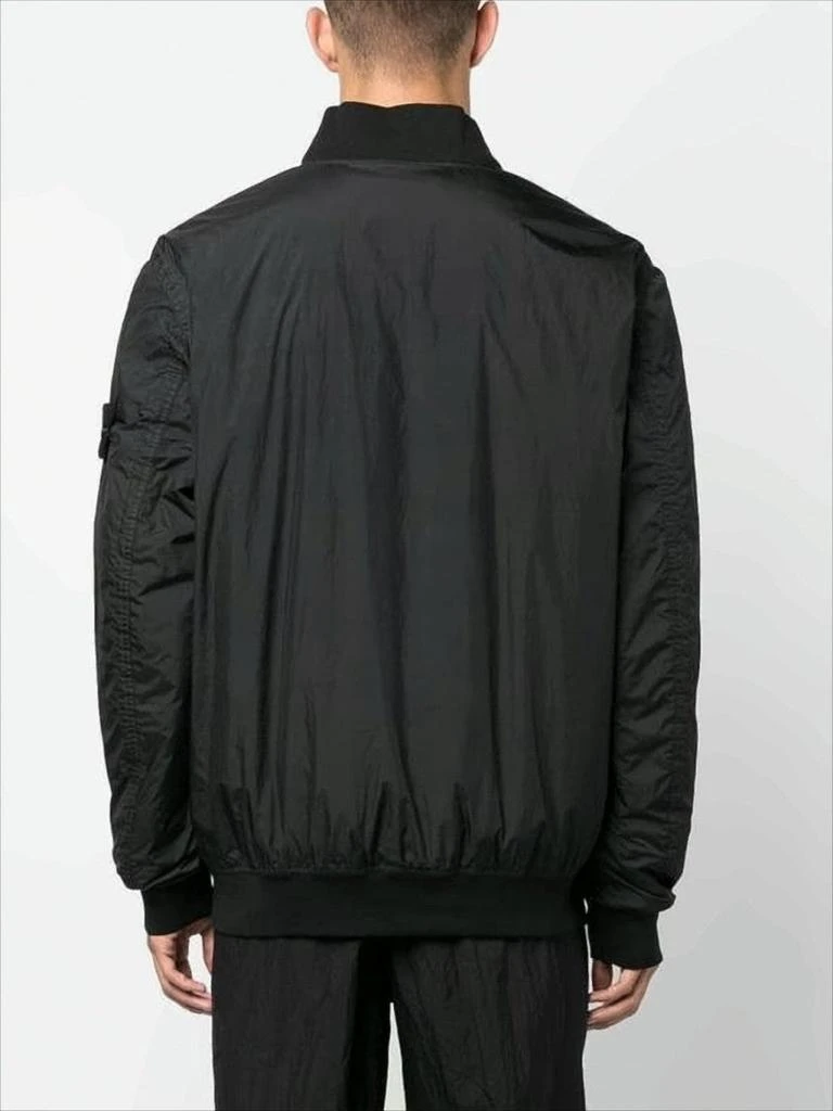 Stone Island Padded Jacket with Front Zip Closure 4