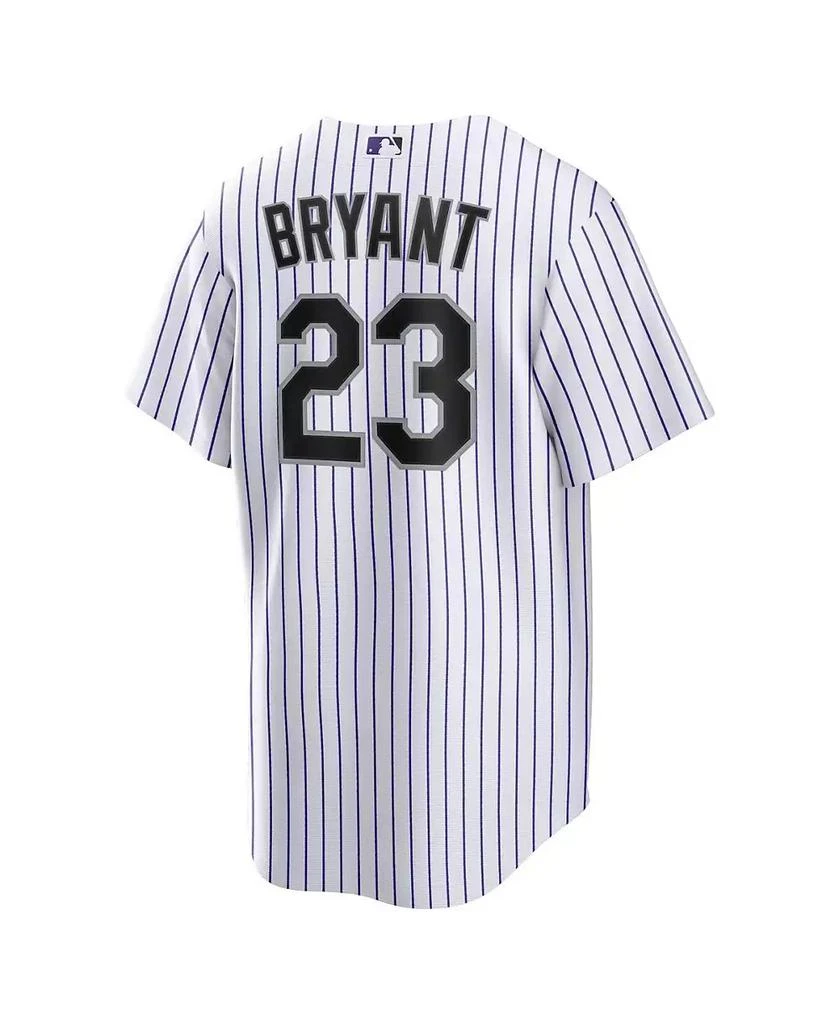 NIKE Men's Kris Bryant White, Purple Colorado Rockies Replica Player Jersey 2