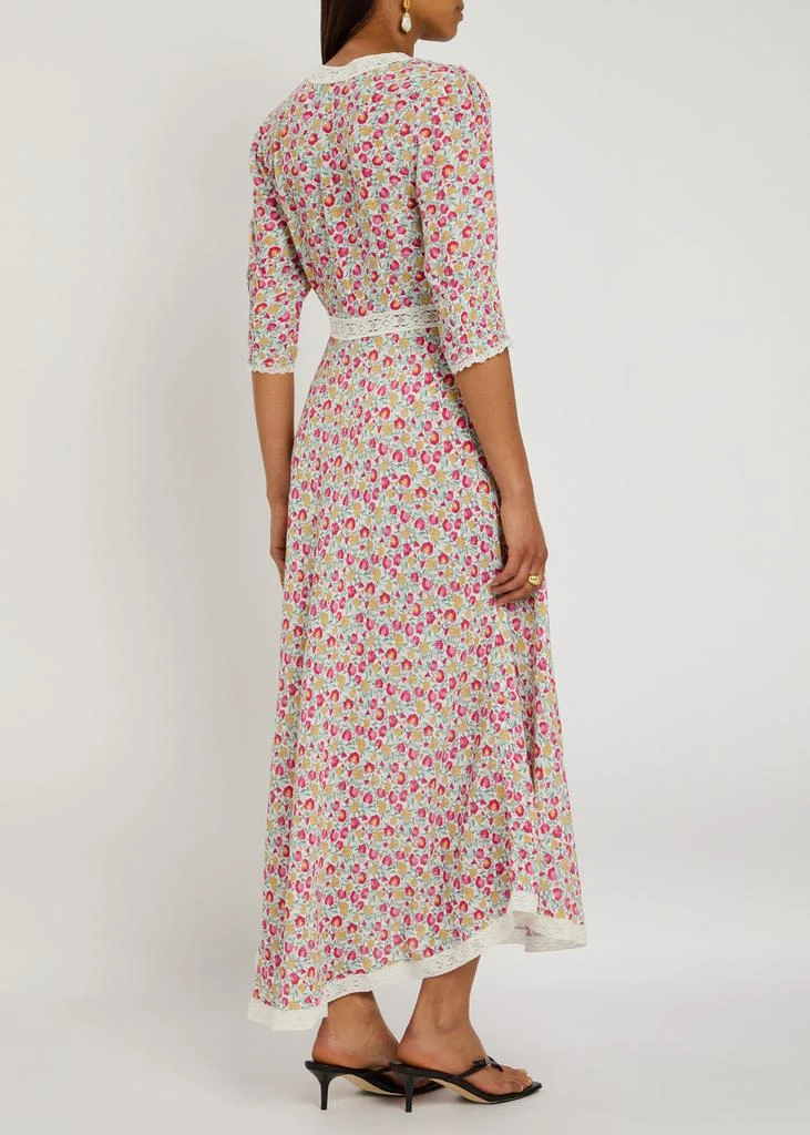 knee length dresses for ladies Women's Amina Maxi Dress in Pale Pink by Yfb main image 1