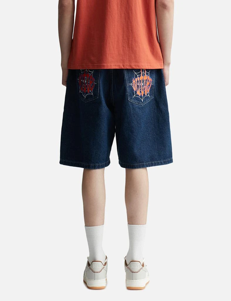 Butter Goods SPIDER DENIM SHORTS 4