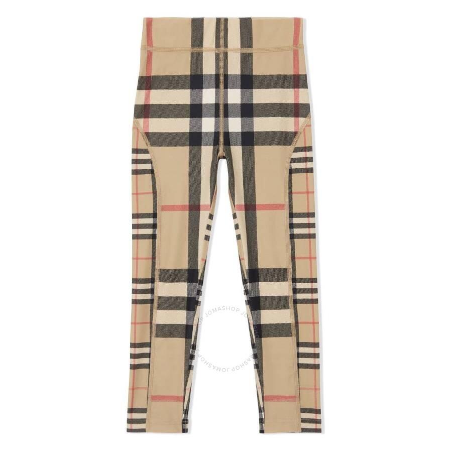 Burberry Kids Check Pattern Leggings