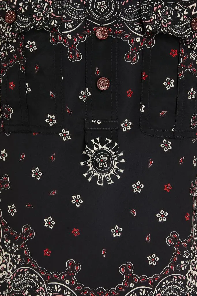 Zimmermann Paisley-print satin shirt 4