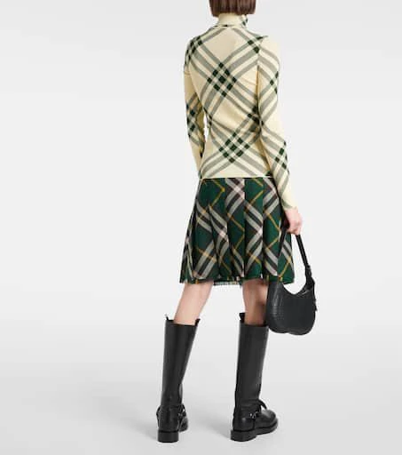 Burberry Burberry Check turtleneck sweater 3