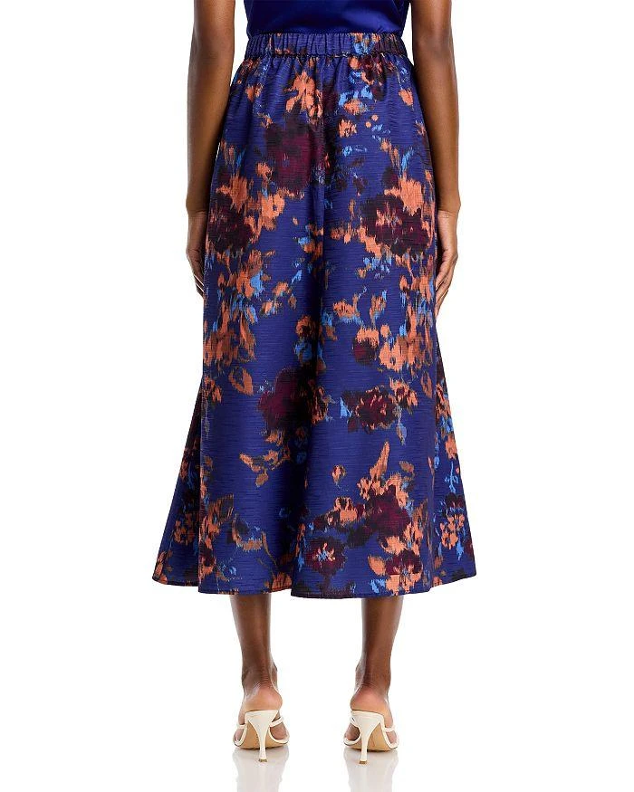 Misook A Line Woven Maxi Skirt 4