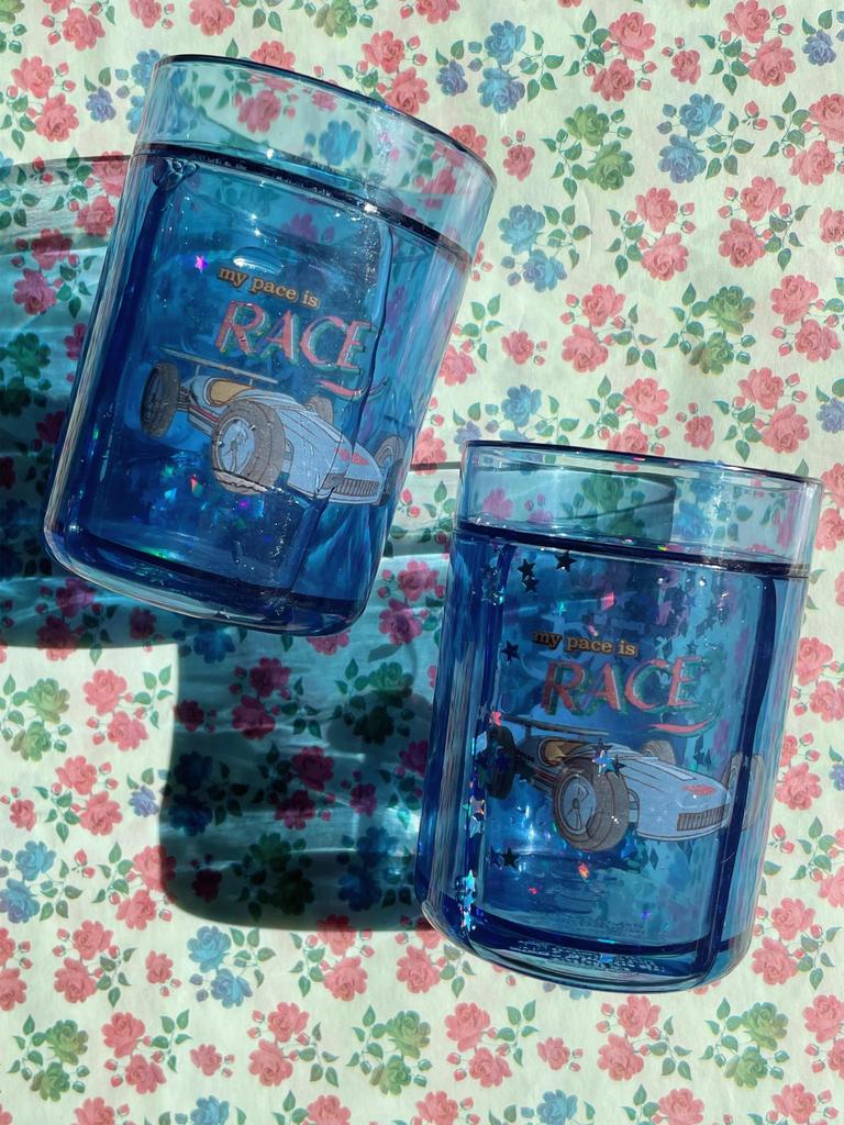 Konges Slojd Boys 2 Pack Glitter Cups in Blue (9cm)