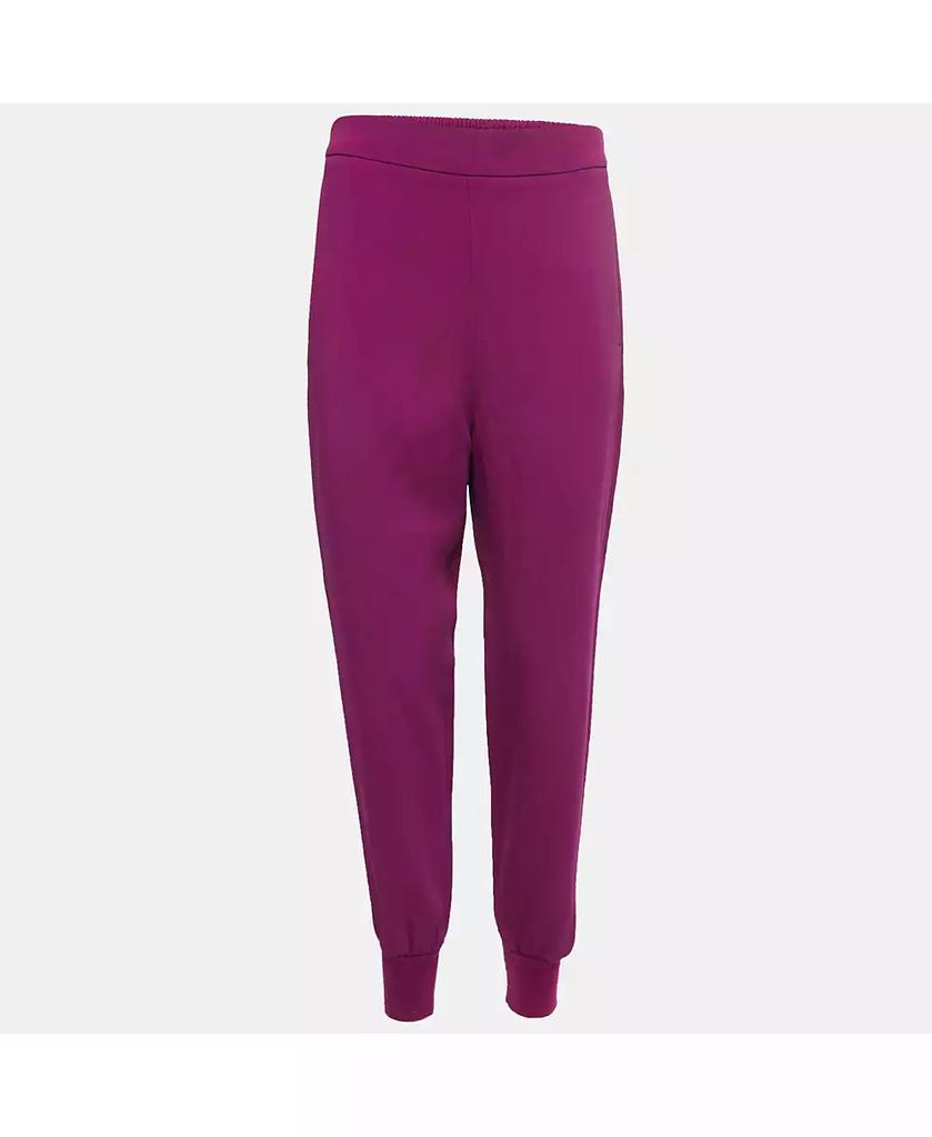 Pre-Owned Stella McCartney Women's Purple Crepe Jogger Pants
