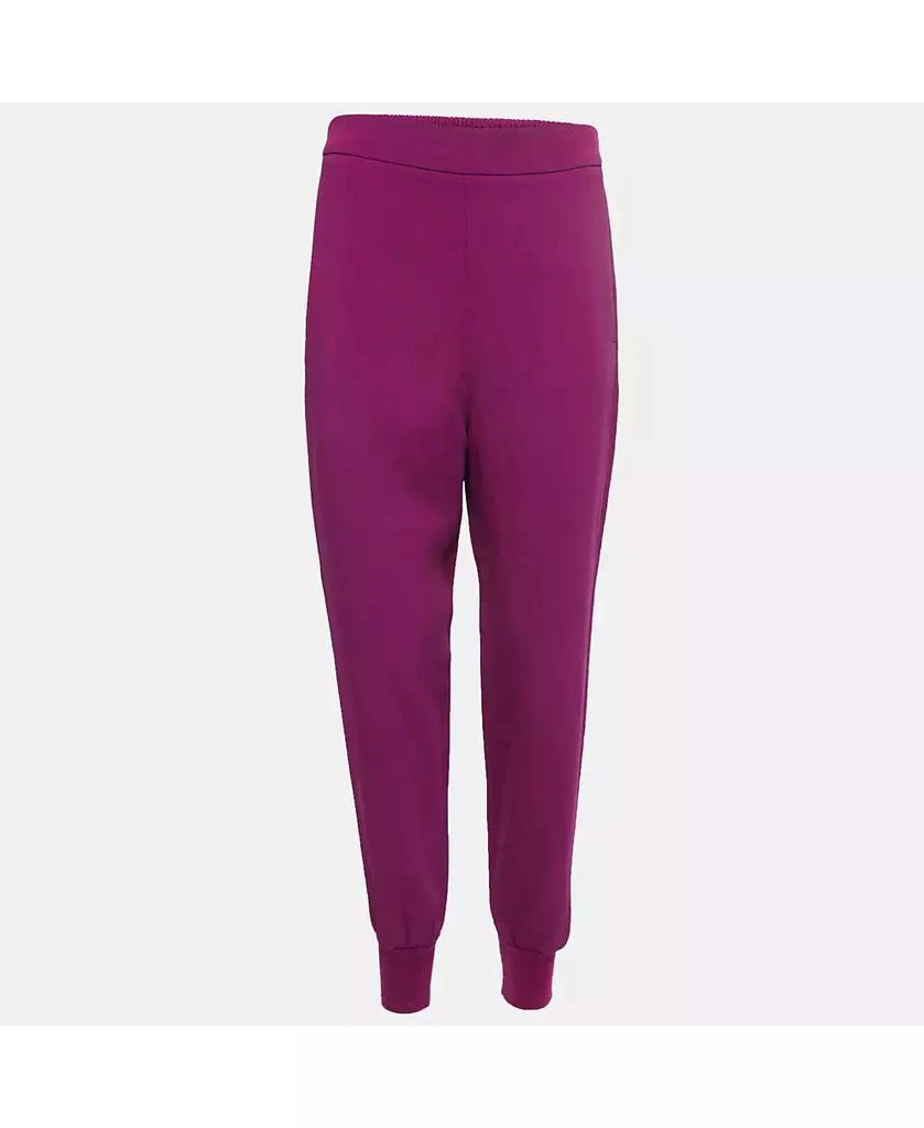 Pre-Owned Stella McCartney Women's Purple Crepe Jogger Pants 1