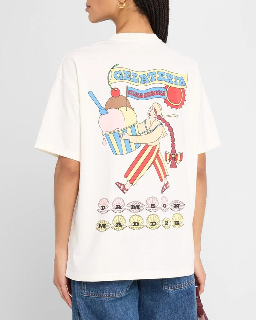 Damson Madder Gelati Girl Crewneck Boyfriend Tee 3